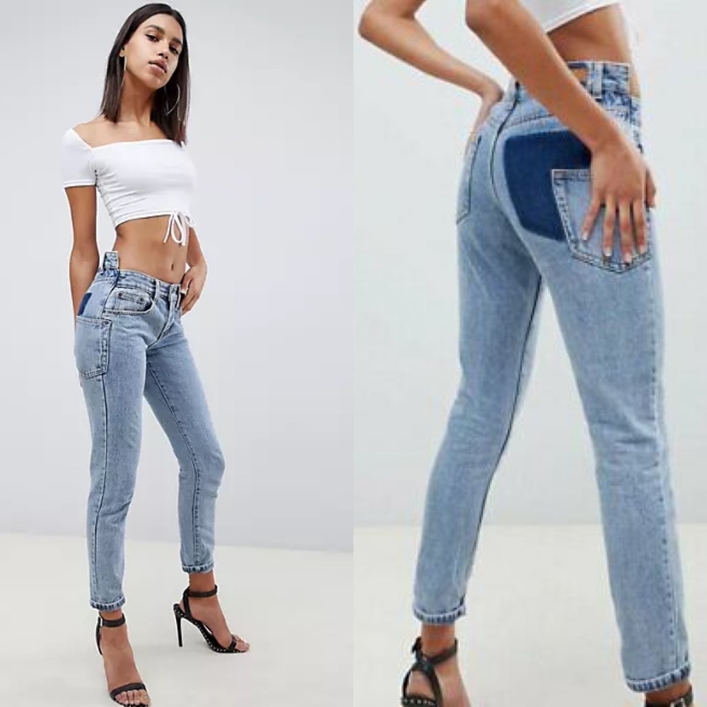 NWT Liquor N Poker ASOS | Stepped Waist Skinny Boyfriend Jean - Picture 1 of 15